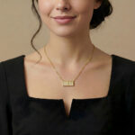 11:11 Gold Rectangle Pendant Necklace for Women – Anti Tarnish