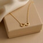 Anti Tarnish Infinity Necklace – Waterproof Gold Jewellery - Image 2