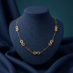 Anti Tarnish Infinity Gold Necklace for Women - Image 2